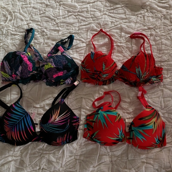 PINK Victoria's Secret Other - 4 NWT 🤯Victoria Secret🤯 Pink Bra's SZ 32B Summer
